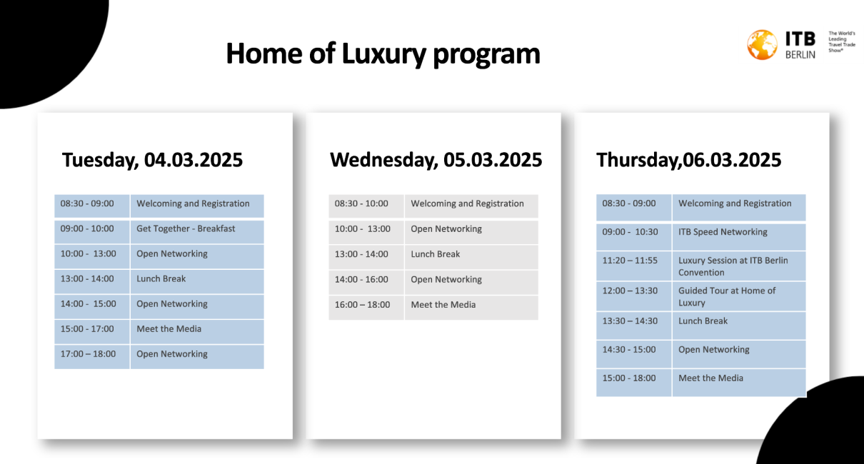 Home of Luxury Programm